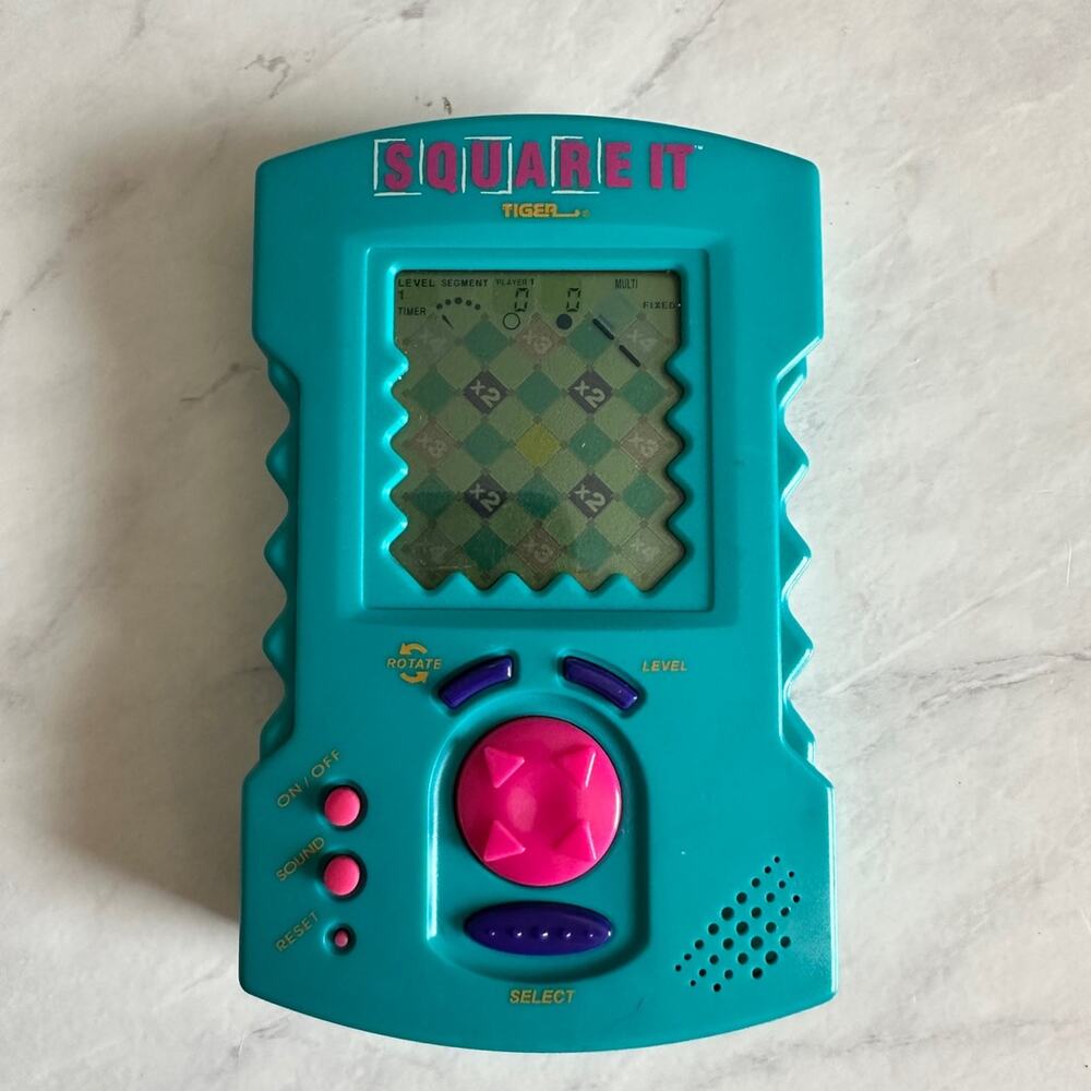 Square It 1998 Tiger electronic handheld game